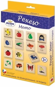 Detoa houten memospel