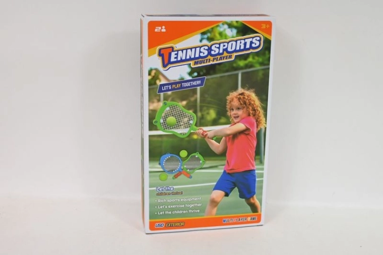 Set kinder-tennisrackets in haaienvorm met bal