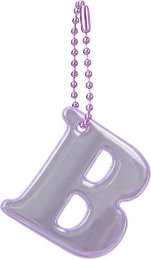 Baagl reflecterende hanger letter B
