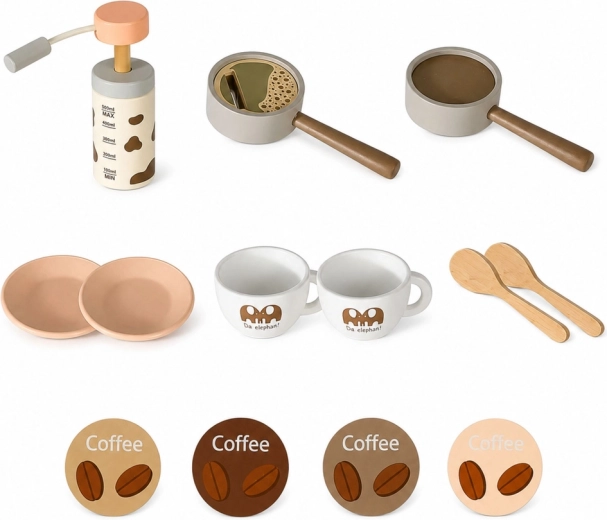 Rijke accessoires voor baristaspel