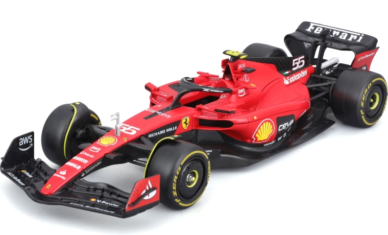 authentieke look van de SF-23 met startnummer 55