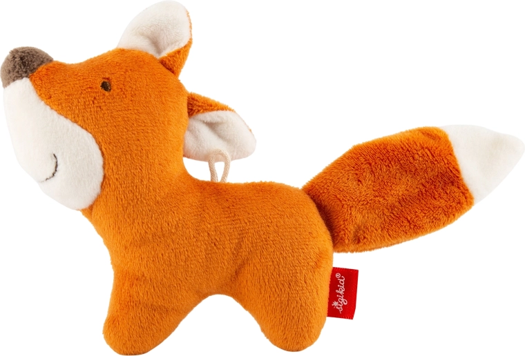 Sigikid pluche rammelaar-fox voor baby’s