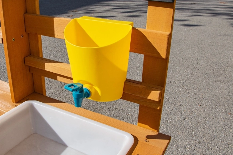 Echt waterplezier met reservoir en kraantje