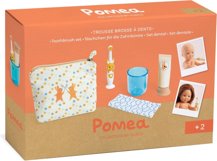 Djeco Pomea tandenpoetsset voor poppen