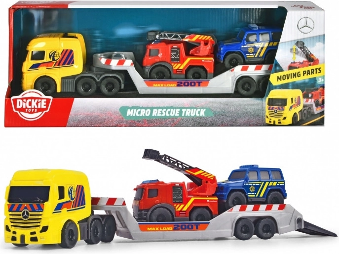 Mini-bergingswagen met SOS-voertuigen 32 cm DICKIE TOYS