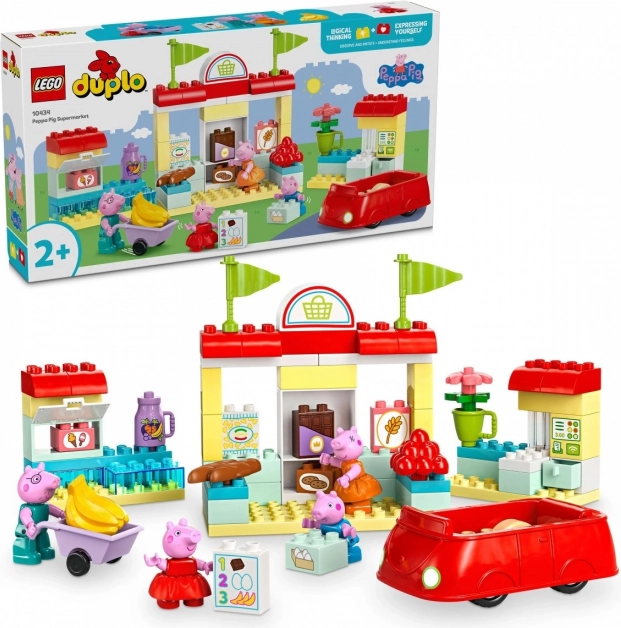 LEGO® DUPLO® 10434 Peppa Pig en de supermarkt