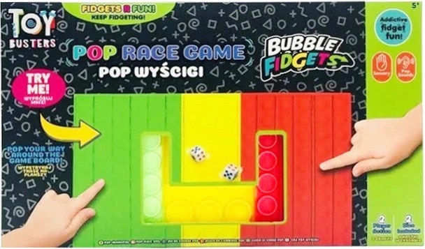 Bordspel TOY BUSTERS Pop Race – racespel voor 2 spelers