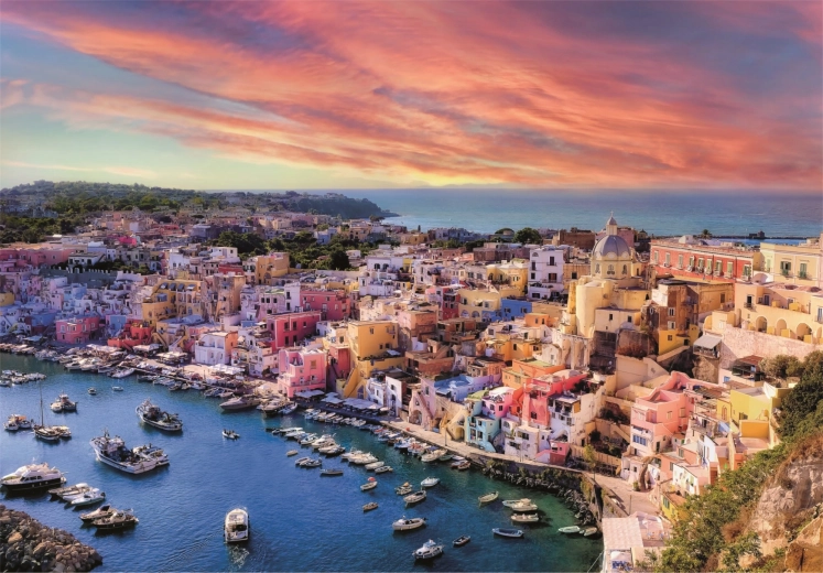 Puzzel Procida, Italië 1500 stukjes