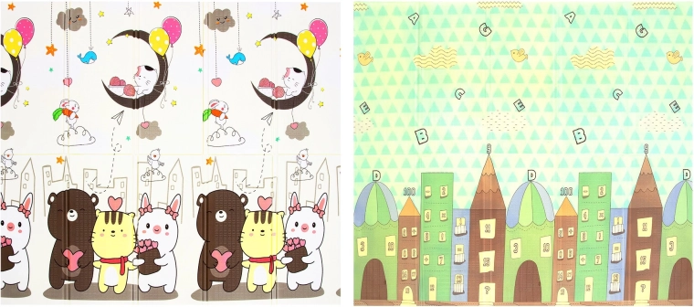 Dubbelzijdige speelmotieven voor leren en plezier