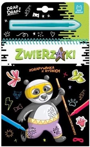 Kraskleurboek met stylus – dieren