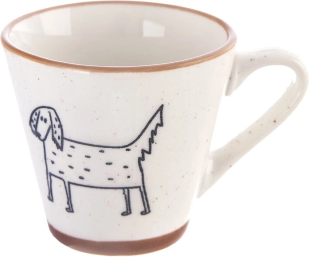 Porseleinen espressokopje Boerderij – hond 70 ml