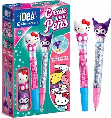 Clementoni Idea Mini fabriekje voor balpennen Hello Kitty en vrienden