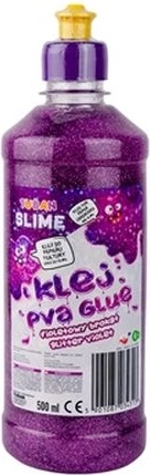 Tuban PVA-lijm met glitter 500 ml paars