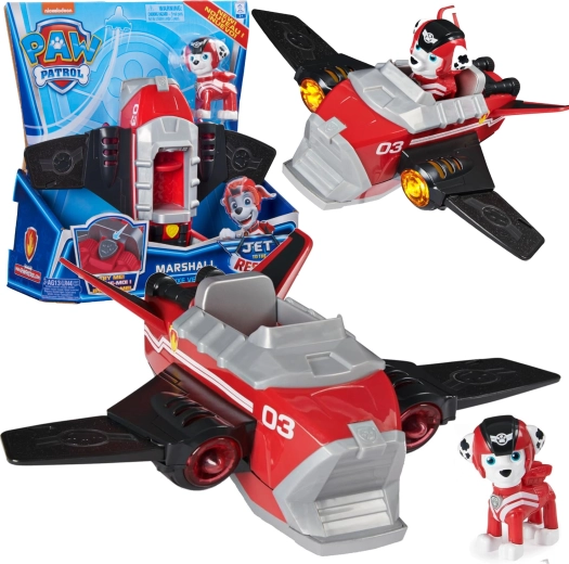 Paw Patrol Marshall reddingsjet met licht en geluid