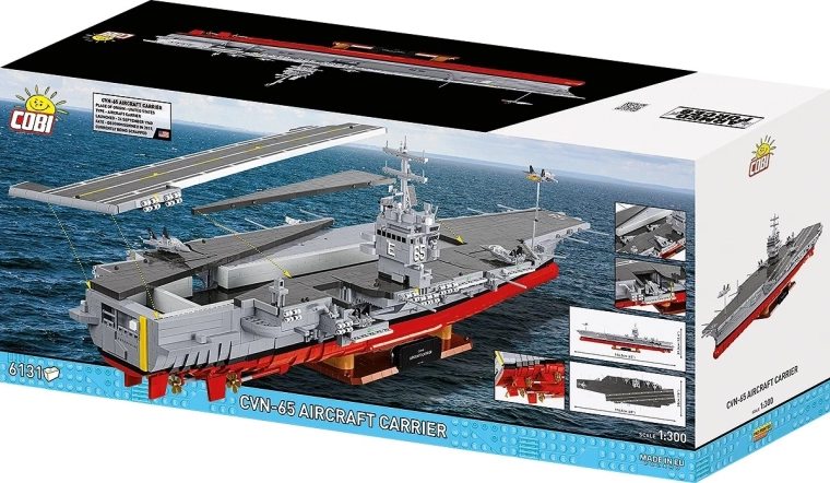 COBI bouwset vliegdekschip CVN-65 – 6131 onderdelen