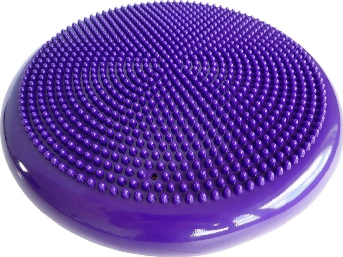 Merco dubbelzijdige balans- en massagekussen paars 33 cm - 1 stuk