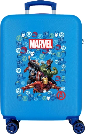 Kinderkoffer met harde schaal Marvel Avengers Team blauw 55 cm 34 l