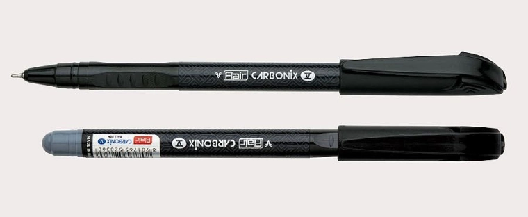 Balpen CONCORDE Carbonix V met blauwe inkt