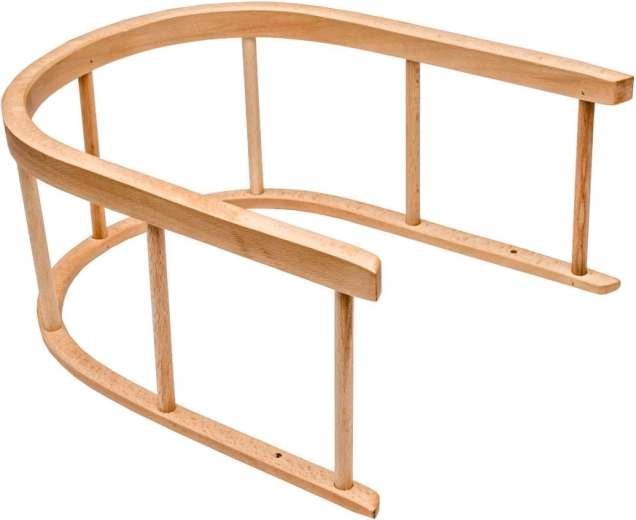 Rugleuning voor houten slee van beukenhout