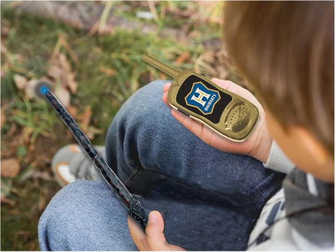 Praten op afstand met kinderwalkietalkies