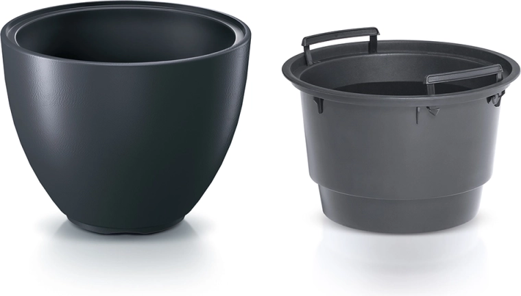 Uitneembare inzet voor eenvoudig onderhoud