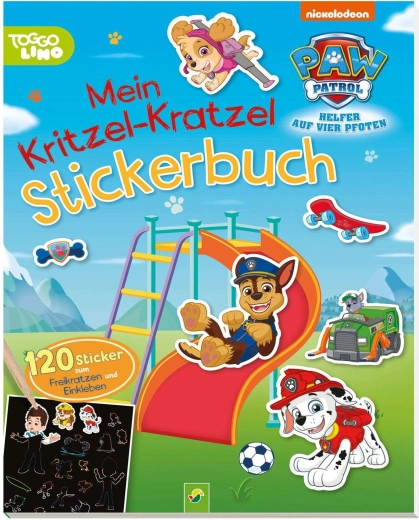 Paw Patrol – Mijn krabbel-krassende stickercreaties