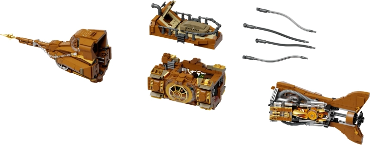 Modulaire driesectionele constructie