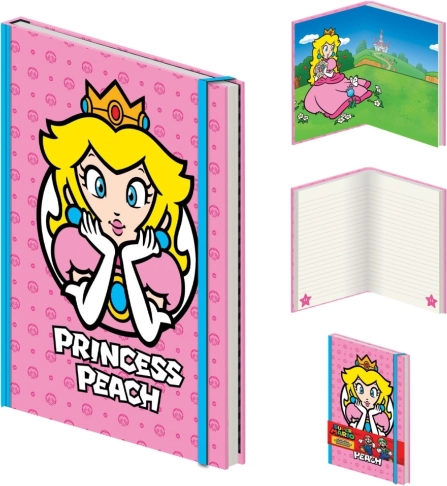 Super Mario blocnote A5 Premium Peach