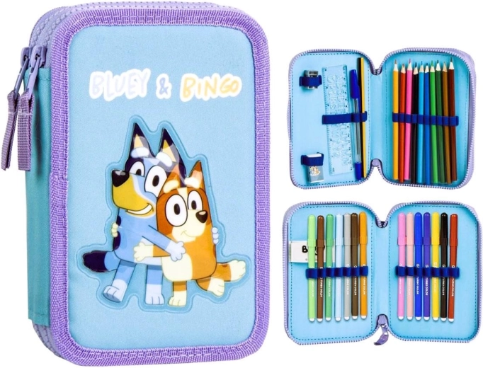 Gevulde tweelaagse etui Bluey