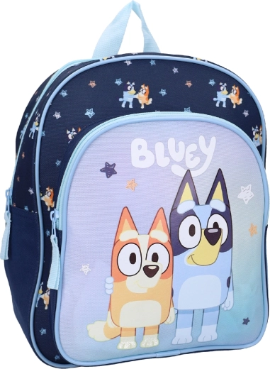 Kinder rugzak Bluey Smoochy Kiss donkerblauw 30 cm