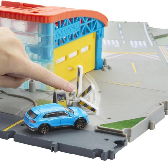 Garage en parkeerplaats voor Matchbox-voertuigen