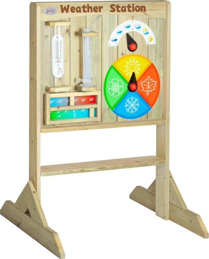 Classic World educatief manipulatiebord 2-in-1 met krijtzijde – leren over tijd en weer