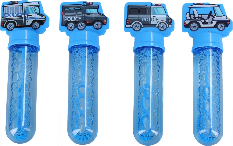 Bellenblaasstok politieauto 14 cm - 1 stuk