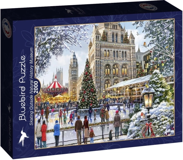 Bluebird-puzzel Schaatsen voor het natuurhistorisch museum 2000 stukjes