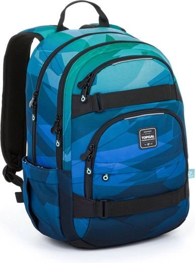 Studentenrugzak Topgal VIKI groen-blauw