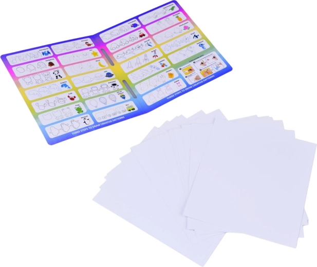 Magische kleuren zonder een druppel verf