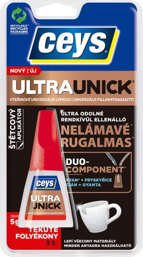 Secondelijm met kwastje 5 g ULTRAUNICK