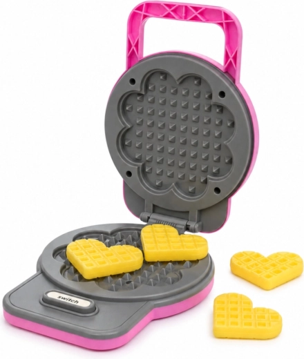 Wafelijzer met licht, geluid en kleurverandering van wafels