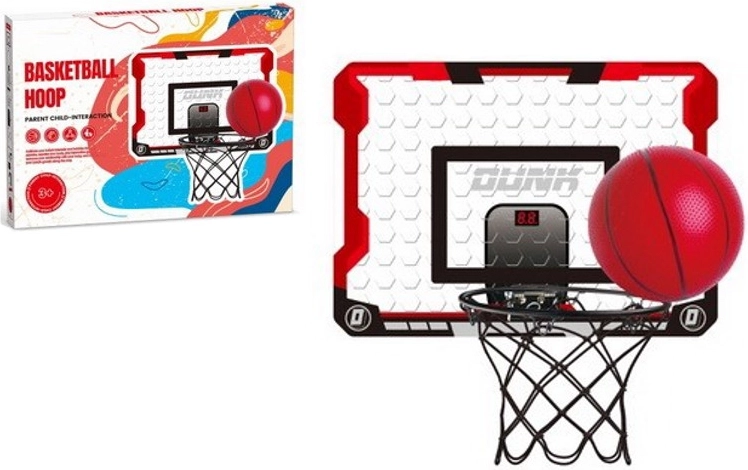 Kinderbasketbalbord met standaard en bal