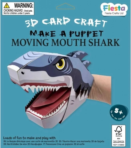 Fiesta Crafts creatieve set handpop Haai