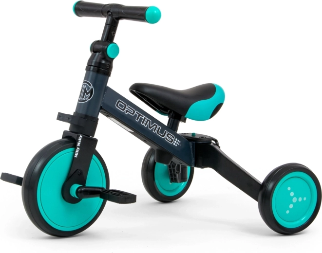 Milly Mally kinderloopfiets en driewieler 3-in-1 Optimus Mint