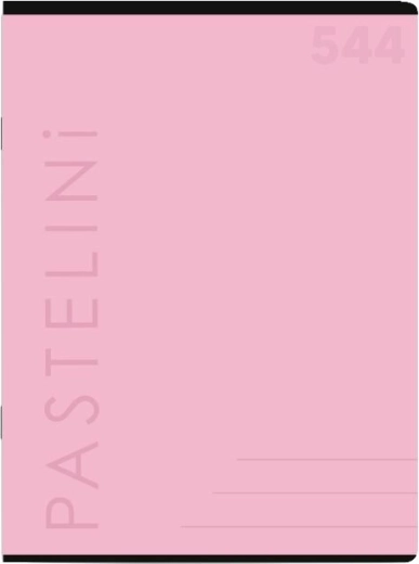 Schrift A5 Pastelini roze, gelinieerd (40 vellen)