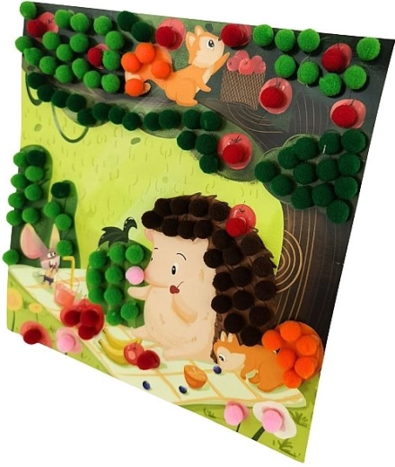 Vrolijke kleuren en 3D-textuur