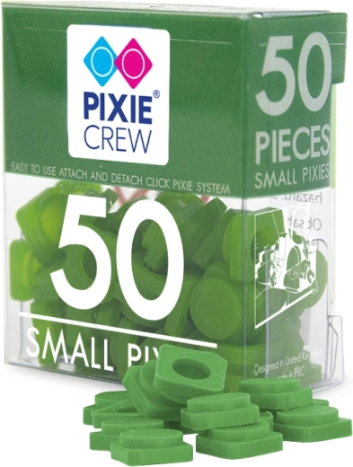 Kleine Pixie Crew-pixels donkergroen