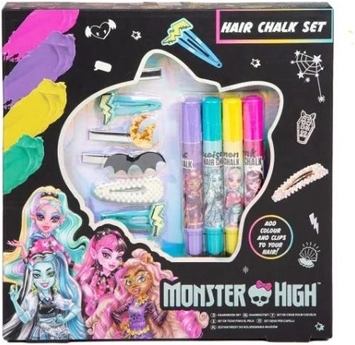 Monster High haarkrijt – set met haarspeldjes