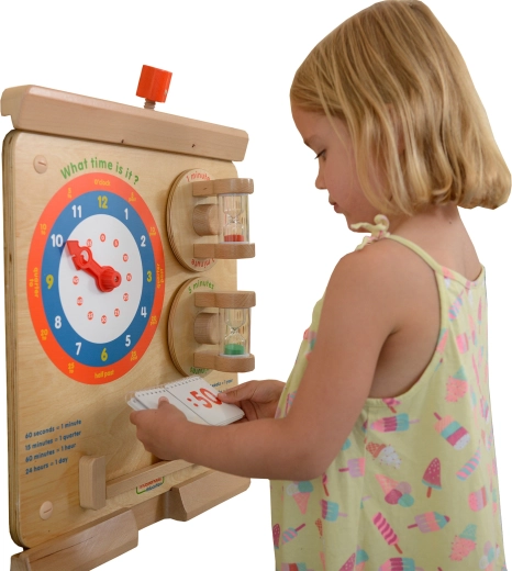 Masterkidz educatief wandbord voor het leren van klokkijken