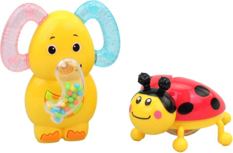Twee dierenrammelaars voor de eerste spelletjes