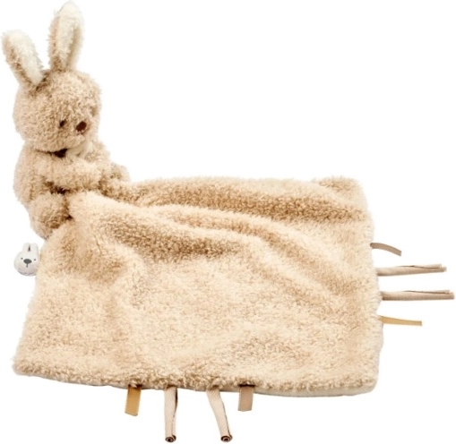 Nattou knuffeldoekje pluche Teddy beer 27 × 27 cm