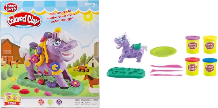 Knutselset klei – paard
