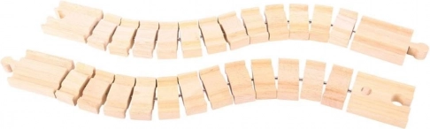 Flexibele houten rail 2 stuks BIGJIGS RAIL